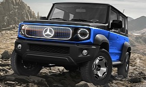 The Little Mercedes-Benz G-Class That Could Is Just a Jimny Morphed Into an EQG