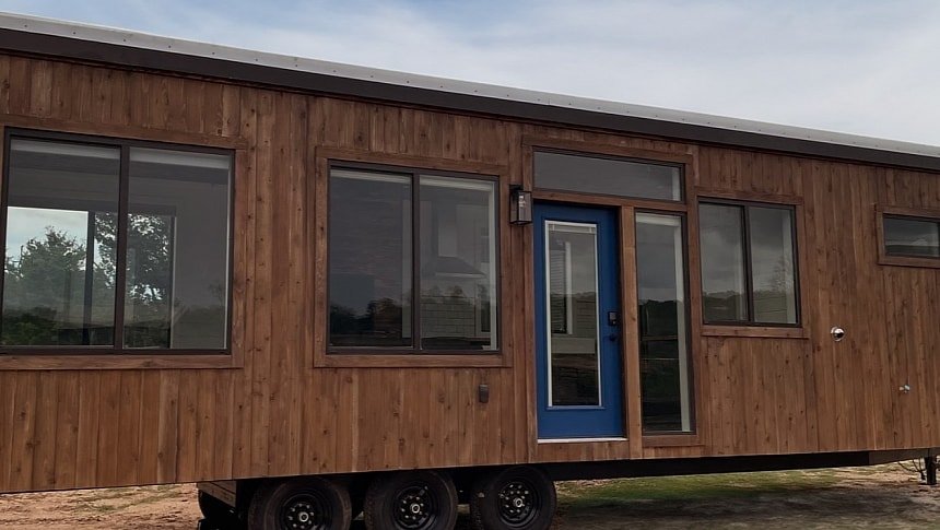 The Lodge tiny house on wheels