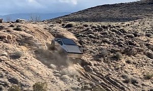 Check Out These Long-Awaited Videos of the Cybertruck Doing Some Serious Off-Roading