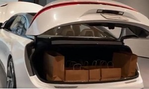The Lucid Air Trunk and Frunk Can Carry a Lot of Turkeys, FYI