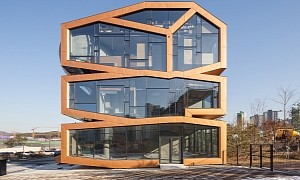 The Mars Multi-Purpose Building Is Striking, Inspired by the Red Planet