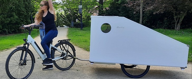 The Martha e-Bike Trailer Is a Downsized RV for Cyclists Who Don’t Want to Rough It