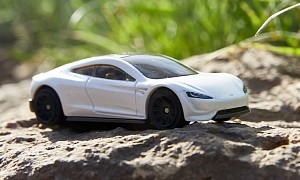 The Matchbox Tesla Roadster Is the First Recycled Die-Cast Toy Car