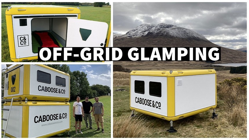 The Maverick is a flat-pack glamping unit better than a tent, ideal for off-grid stays