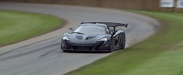 McLaren P1 LM setting a record at 2016 FoS