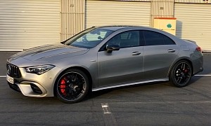 The Mercedes-AMG CLA 45 S Is a Fast and Rather Pretty Joke