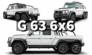 The Mercedes-AMG G 63 6x6 Is Real, and It Comes From Brabus
