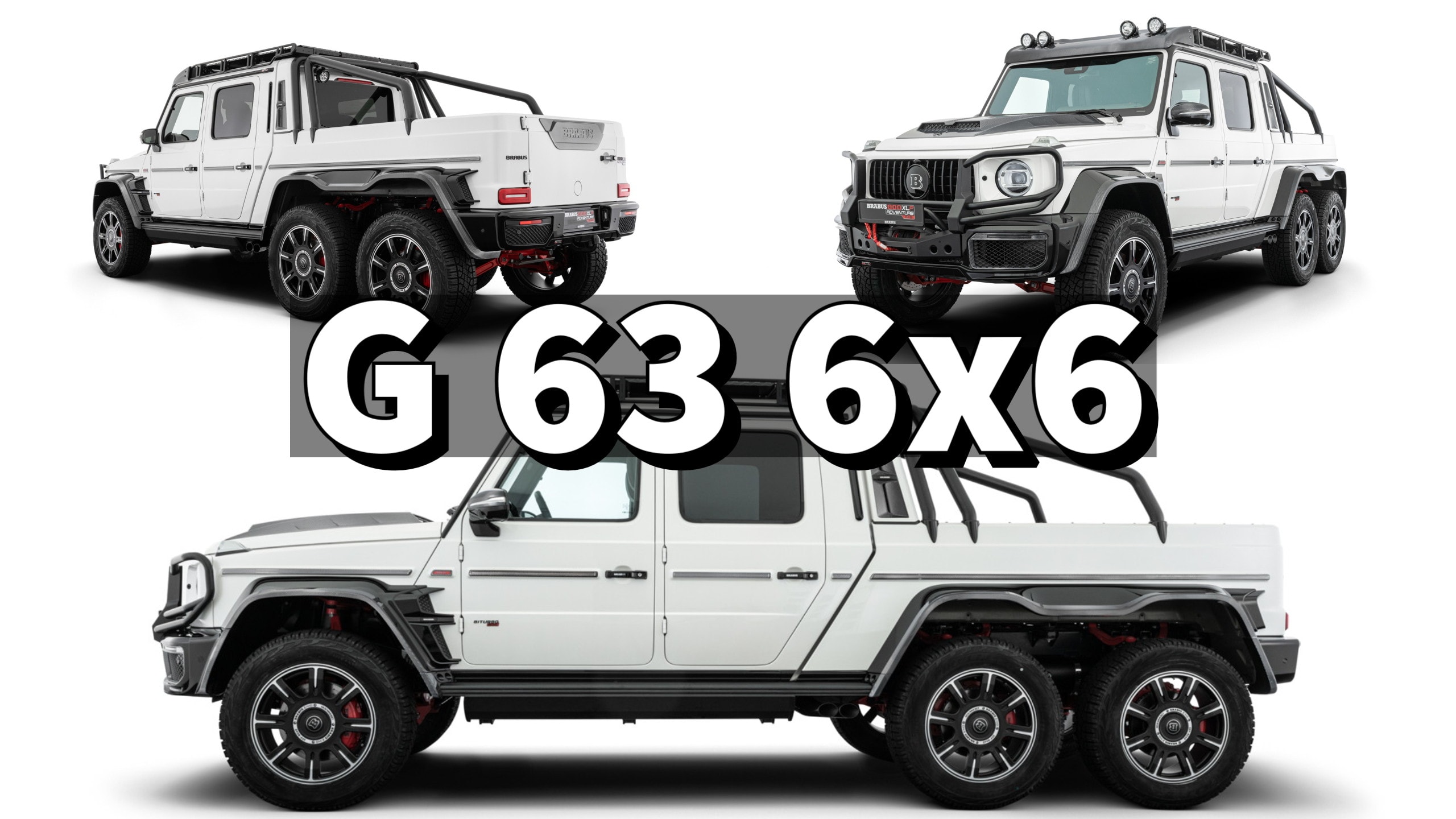 The Mercedes-AMG G 63 6x6 Is Real, and It Comes From Brabus - autoevolution