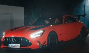 The Mercedes-AMG GT Black Series Makes the Best Trick or Treat Halloween Partner