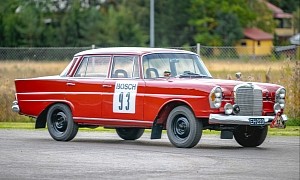 Mercedes-Benz 220 SE That Won the 1961 Rally of the 1000 Lakes Is Now Up for Sale