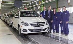 The Mercedes-Benz B-Class Electric Drive Has Entered Production