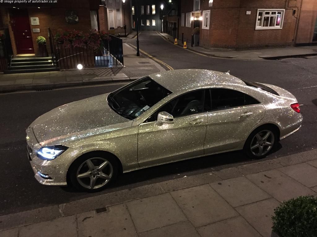 The Mercedes CLS Covered in Swarovski Crystals Is Now for Sale on  -  autoevolution
