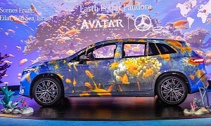 Mercedes EQS SUV Takes Over the Blue Carpet at 'Avatar: The Way of Water' Premiere