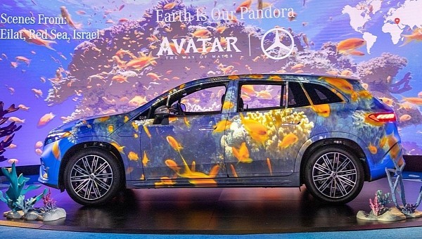 Mercedes EQS SUV for Avatar: The Way of Water