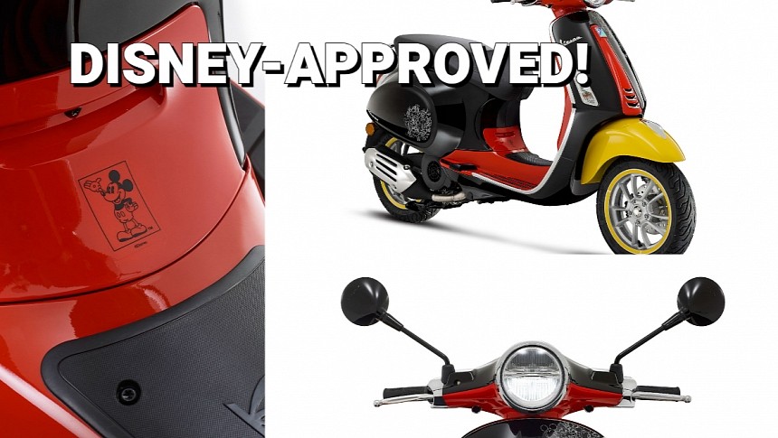 The Mickey Mouse Vespa is a limited-edition that drops in August 2023, on Disney's 100th anniversary