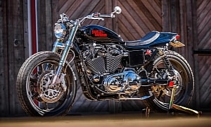 The Midnight Express Is a Harley-Davidson Sportster Infused With Street Tracker DNA