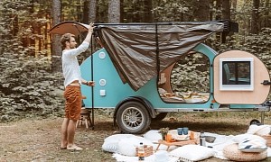 The “Mini” Teardrop Camper Takes Inspiration From Classic American Designs
