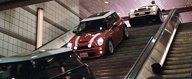 These 3 MINIs from the subway scene in The Italian Job were all electric, the world's first