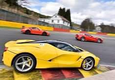The Moment When a LaFerrari Overtakes an F12 TDF and a 911 GT3 RS on Spa