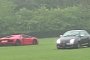 The Moment when a Lamborghini Aventador Meets an Alfa Romeo while Drifting Offroad