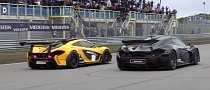The Moment When a McLaren P1 GTR One-Ups a "Normal" P1 on the Track