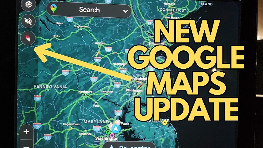 The new Google Maps sidebar