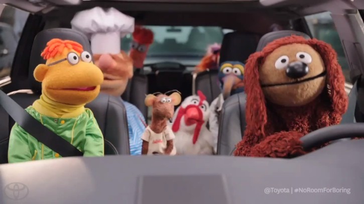 Muppets in Toyota Highlander