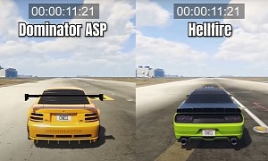 The Muscle Car Wars: Dominator ASP Versus Gauntlet Hellfire in GTA Online Speed Tests