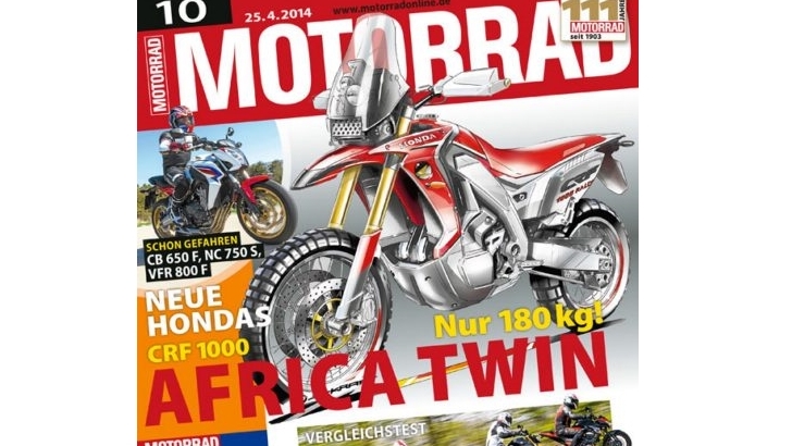 German magazine Motorrad knows some interesting things about the new Africa Twin
