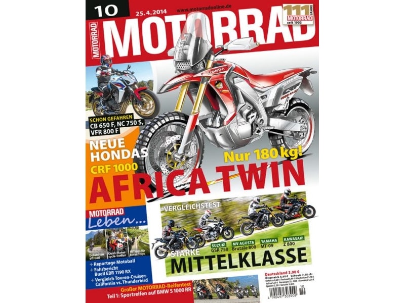 German magazine Motorrad knows some interesting things about the new Africa Twin