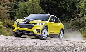The New Ford Mustang Mach-E Rally Makes Gravel Debut in Rebelle Rally