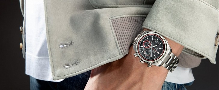 CASIO EDIFICE - Motorsport watch by day, fashionable chronograph by night.  The Honda Racing Red Edition EQB-2000HR. | Facebook