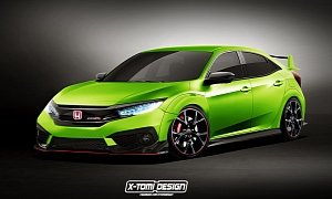 The Next Honda Civic Type R Gets Rendered Based on Geneva Concept