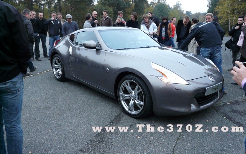The new 370Z greets crowds in Europe