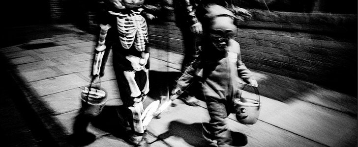 Kids on Halloween