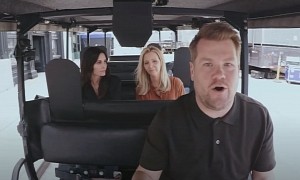 The One Where James Corden Nearly Kills the Cast of Friends With a Golf Cart
