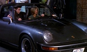 The One With Jennifer Aniston Out and About in a Porsche 911 Targa 4