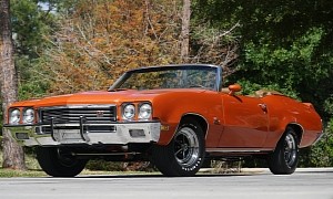 The Only 1972 GS 455 Convertible Flame Orange Is Up for Grabs