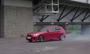 The Only BMW 118i Video Review With 3-Cylinder Donuts