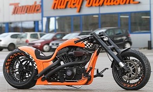 The Only Harley-Davidson Bits on This Dragster Bike Are the Engine and Gearbox