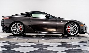 The Only Lexus LFA in Brown Stone Is for Sale, Originally Priced at $394,400