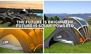 The Orange Solar Concept Tent: Revolutionary Camping Gear With Heated Floor, Glo-Location