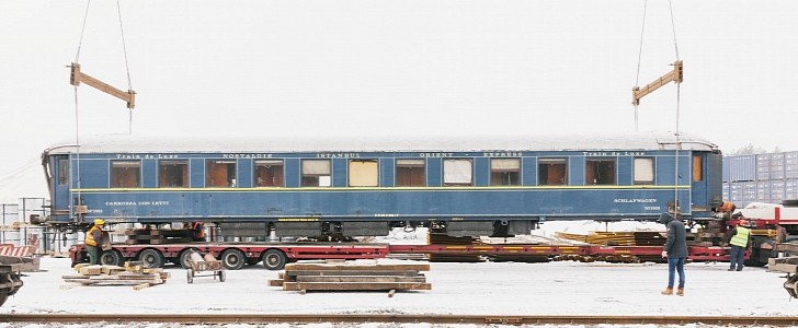 The original Orient Express was recovered and will be refurbished into a modern train