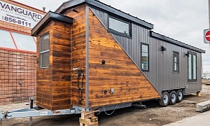 The Pine Needle Tiny Is a Gorgeous, Fully-Custom Home on Wheels That Stands Out