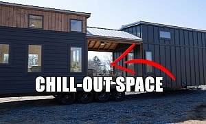 The Pisgah Tiny Home Puts a Porch Smack in the Middle of the House