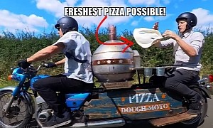 The Pizza-Dough-Moto Is the World’s First Bike With a Pizza Oven in the Back