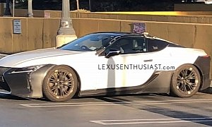 The Plot Thickens: Possible 2019 Lexus LC F Test Mule Spied In California