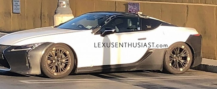 Possible 2019 Lexus LC F test mule