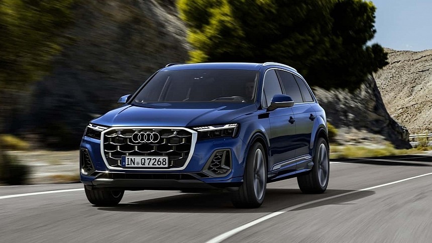 The all-new 2025 Audi Q7 facelift