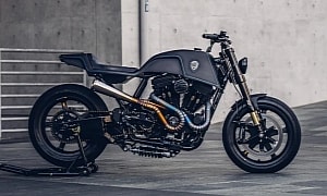 The Raging Dagger Is a Custom Harley Sportster Dressed in a Wealth of Carbon Fiber